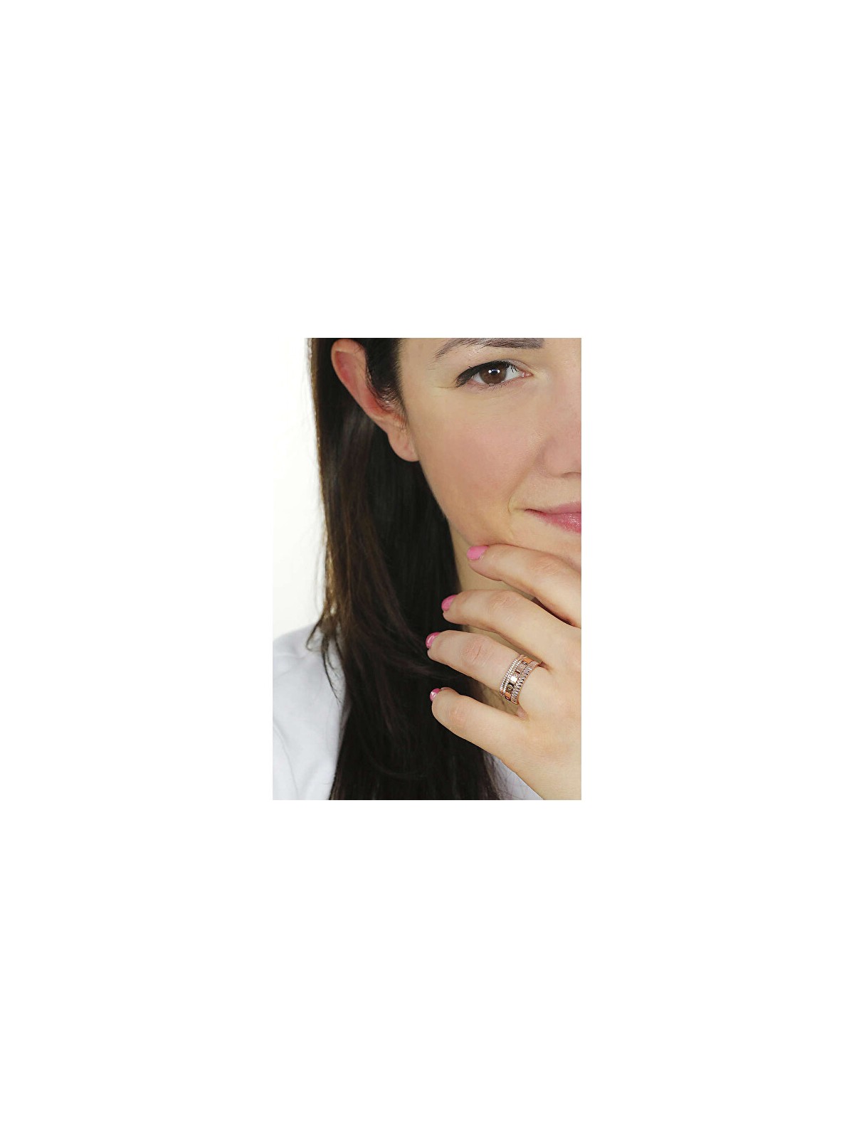 Daniel Wellington Anello in plastica trasparente Elevation DW0040020 - Diametro: 52 mm donna