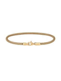 Daniel Wellington Bracciale in acciaio placcato oro con maglia Perfect Pair DW0040068 - Lunghezza: 17.5 cm uomo