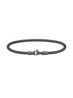 Daniel Wellington Bracciale in acciaio grafite Fashion Mesh Perfect Pair DW0040070 - Lunghezza: 20.5 cm uomo
