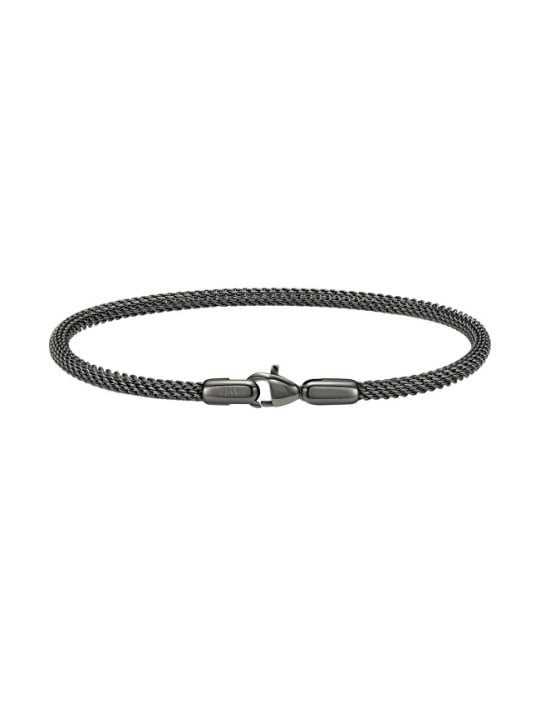 Daniel Wellington Bracciale in acciaio grafite Fashion Mesh Perfect Pair DW0040070 - Lunghezza: 20.5 cm uomo