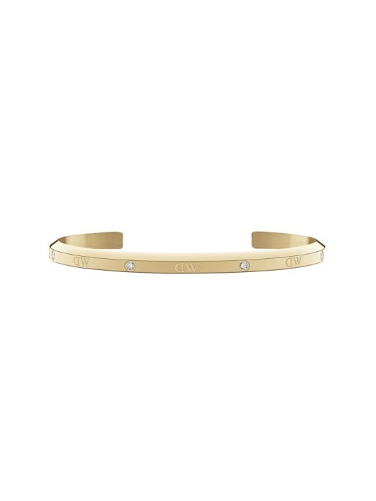 Daniel Wellington Bracciale classico Lumine DW004005 placcato oro massiccio - Lunghezza: 18,5 cm donna
