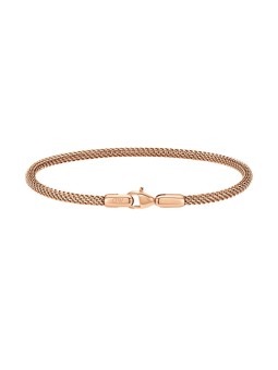 Daniel Wellington Bracciale in maglia d'acciaio color bronzo con finitura perfetta DW0040068 - Lunghezza: 17.5 cm uomo