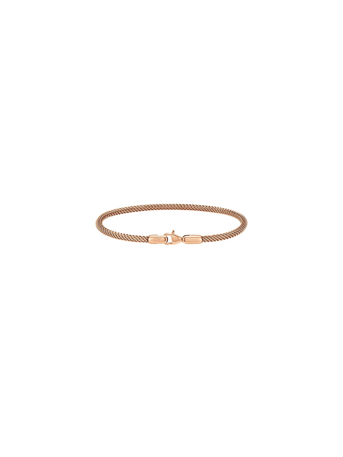 Daniel Wellington Bracciale in maglia d'acciaio color bronzo con finitura perfetta DW0040068 - Lunghezza: 18.5 cm uomo