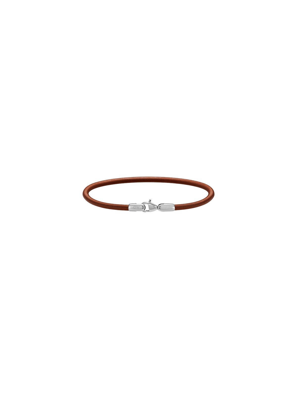 Daniel Wellington Bracciale St. Mawes Perfect Pair in pelle marrone, DW0040071 - Lunghezza: 17.5 cm uomo