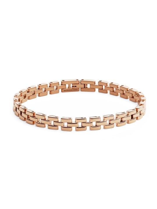 Daniel Wellington Bracciale fashion in bronzo in acciaio 3 maglie DW004009 - Lunghezza: 16.5 cm donna