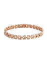 Daniel Wellington Bracciale fashion in bronzo in acciaio 3 maglie DW004009 - Lunghezza: 17.5 cm donna