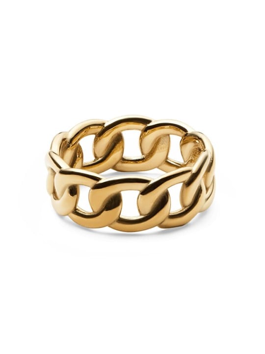 Daniel Wellington Anello moderno placcato oro Chunky Chain DW004008 - Diametro: 56 mm unisex