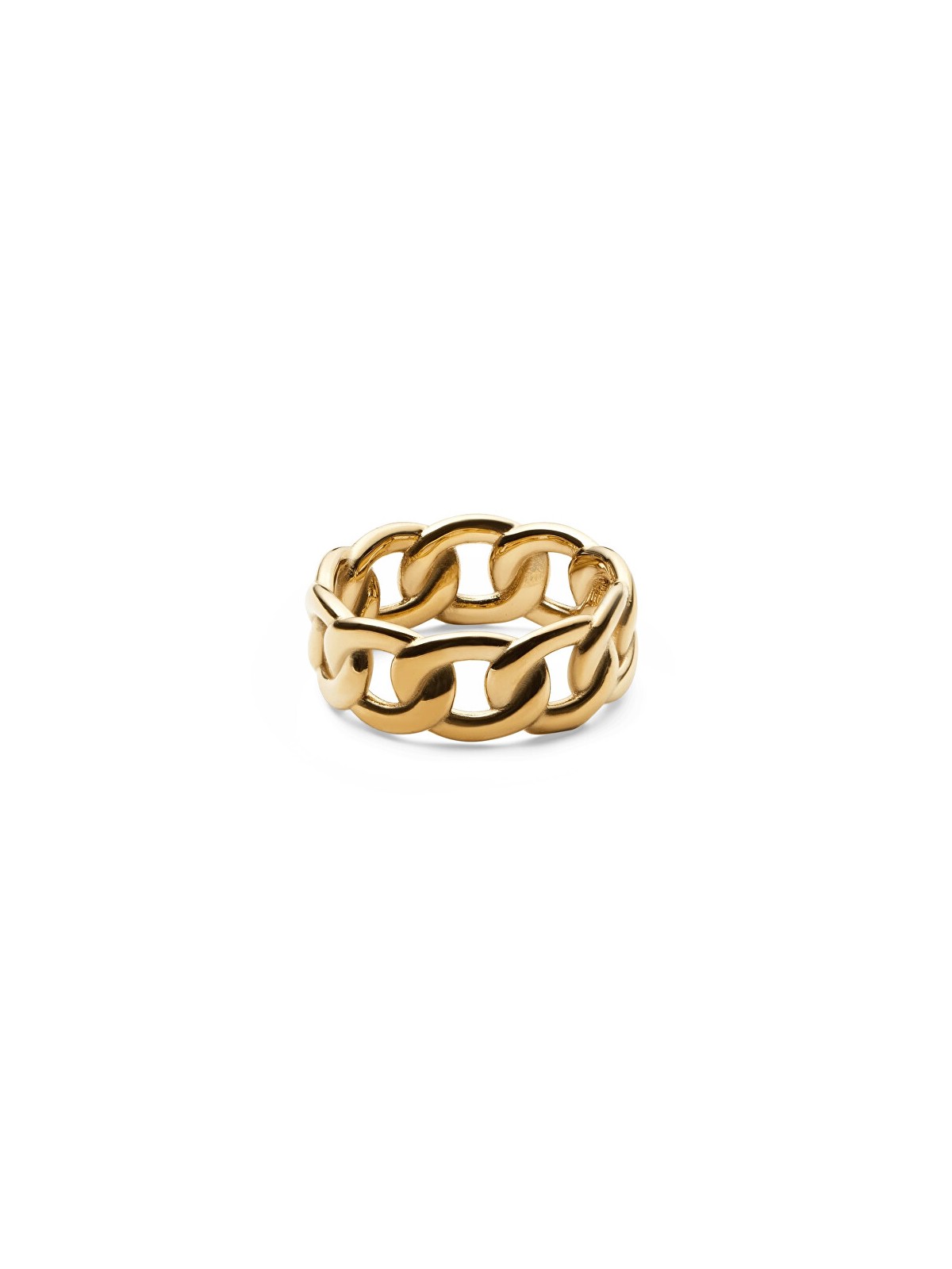 Daniel Wellington Anello moderno placcato oro Chunky Chain DW004008 - Diametro: 56 mm unisex