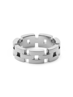 Daniel Wellington Anello in acciaio a 3 maglie DW0040102 - Diametro: 56 mm unisex