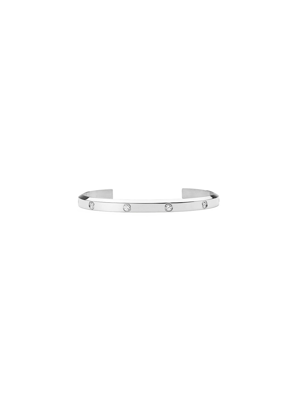 Daniel Wellington Bracciale classico Lumine DW004017 aperto, solido - Lunghezza: 16,5 cm donna