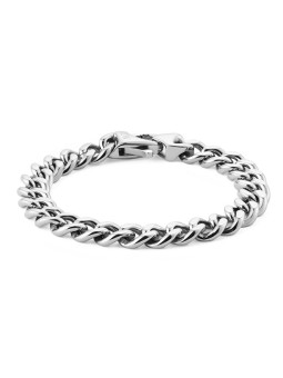 Daniel Wellington Bracciale da uomo in acciaio Ellipse Cuban Chain DW0040166 - Lunghezza: 19,5 cm uomo
