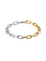 Daniel Wellington Bracciale da donna bicolore Contrast Link DW004019 - Lunghezza: 17,5 cm donna