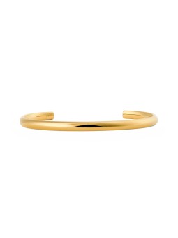 Daniel Wellington Elegante bracciale aperto in acciaio placcato oro Arch DW0040198 - Lunghezza: 18,5 cm donna