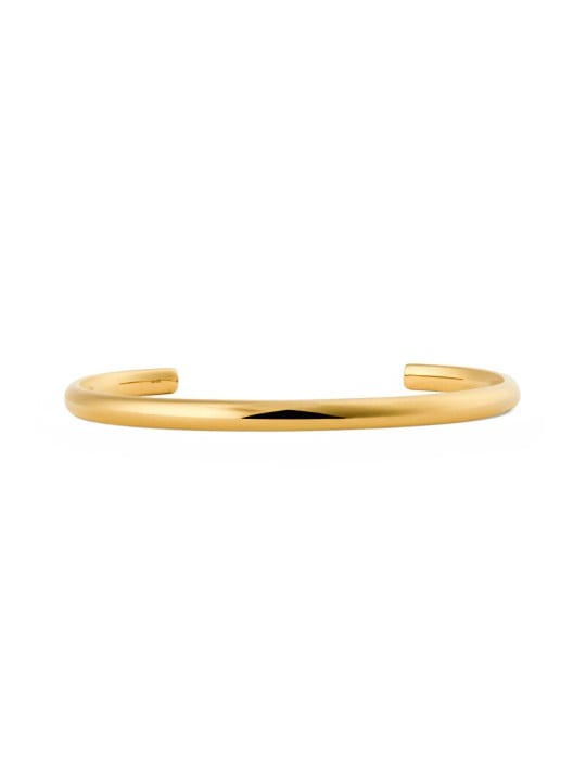 Daniel Wellington Elegante bracciale aperto in acciaio placcato oro Arch DW0040198 - Lunghezza: 18,5 cm donna
