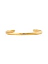 Daniel Wellington Elegante bracciale aperto in acciaio placcato oro Arch DW0040198 - Lunghezza: 18,5 cm donna