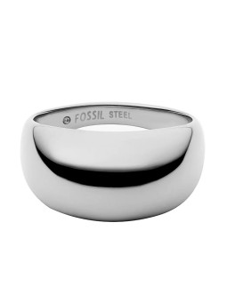 Fossil Un anello in acciaio distintivo per donna Ellis JF04747040 - Diametro: 54 mm donna