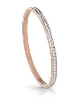 Guess Bracciale My Day in cristallo colore bronzo massiccio JUBB02248JWRG - Dimensioni: 6 x 5 cm - L donna