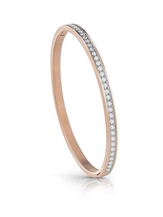 Guess Bracciale My Day in cristallo colore bronzo massiccio JUBB02248JWRG - Dimensioni: 6 x 5 cm - L donna