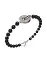 Guess Bracciale da uomo con perline Edgy Styles JUMB04060JWSTBK - Lunghezza: 23 cm uomo