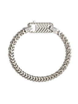 Guess Bracciale uomo Pit Stop in acciaio JUMB04438JWST - Lunghezza: 21 cm uomo