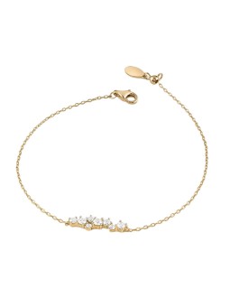 Guess Elegante bracciale placcato oro Jardin JSBB04461JWYG - Lunghezza: 18,5 cm donna