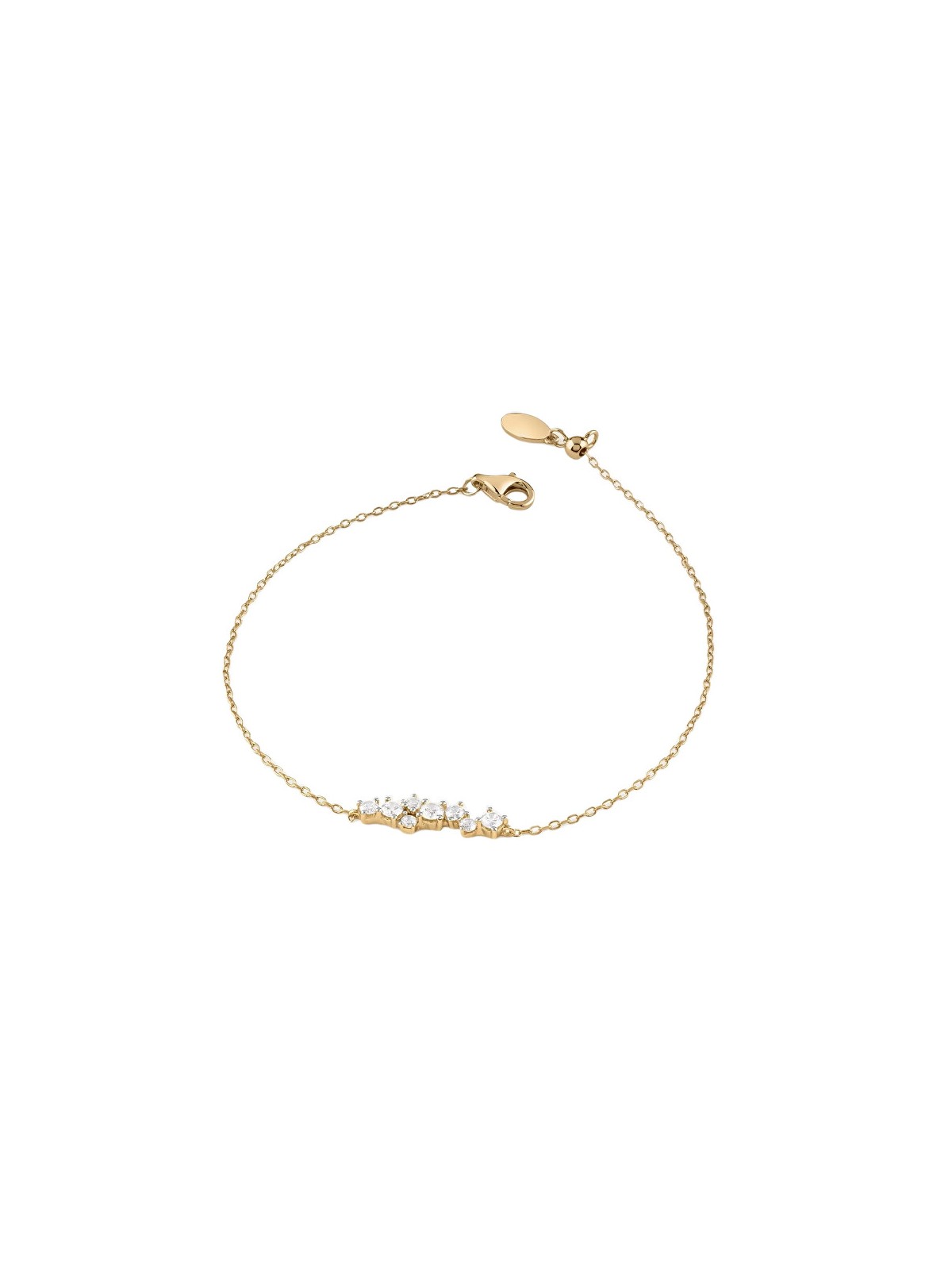 Guess Elegante bracciale placcato oro Jardin JSBB04461JWYG - Lunghezza: 18,5 cm donna