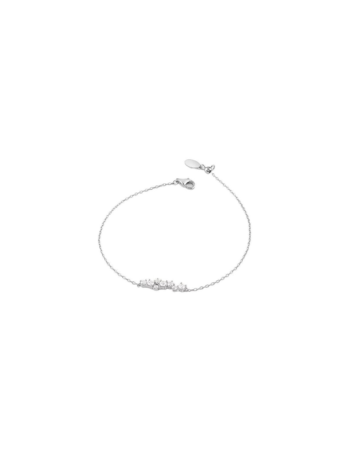 Guess Elegante bracciale in argento Jardin JSBB04461JWYG - Lunghezza: 18,5 cm donna