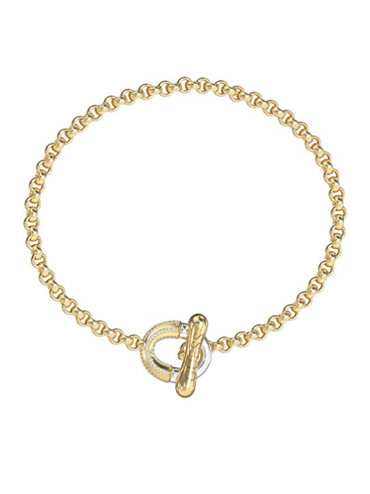 Guess Bracciale bicolore Majorelle JUBB05372JWYGRH - Lunghezza: 21 cm donna
