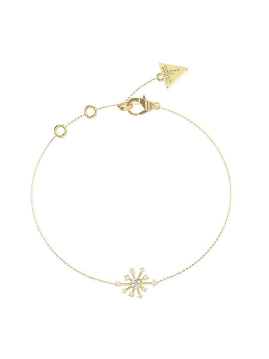 Guess Bracciale alla moda placcato oro Galaxy JUBB05564JWYG - Lunghezza: 18,4 cm donna