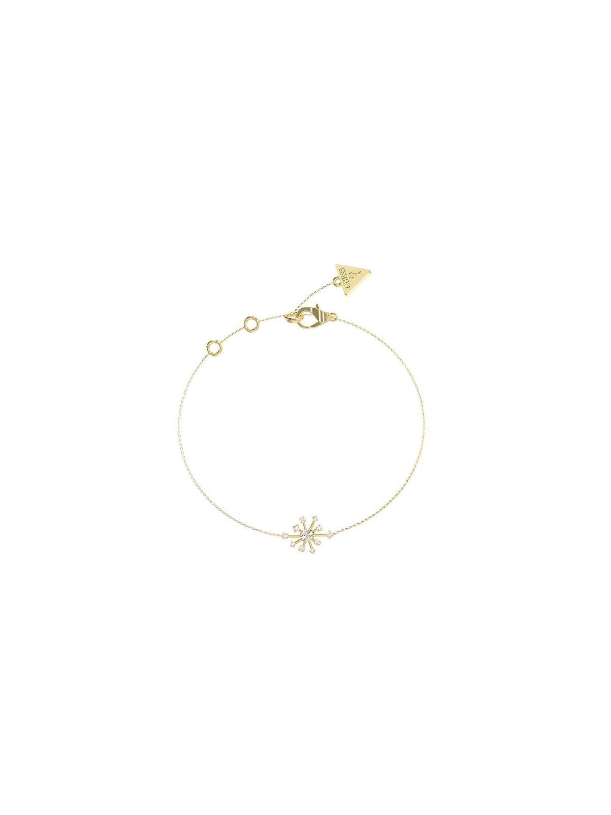 Guess Bracciale alla moda placcato oro Galaxy JUBB05564JWYG - Lunghezza: 18,4 cm donna