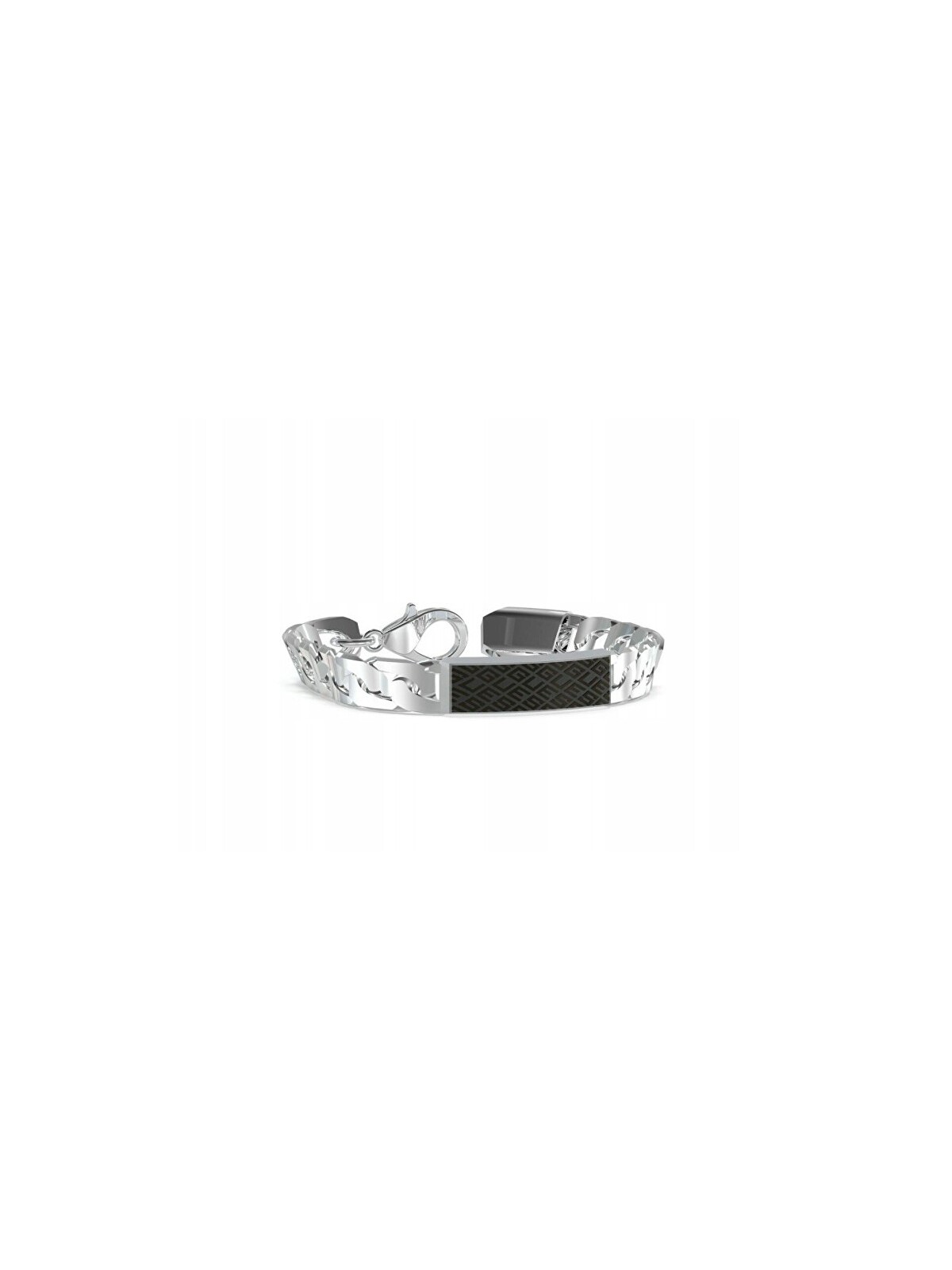 Guess Bracciale da uomo in acciaio King's Road JUXB03224JWSTBK - Lunghezza: 19 cm uomo