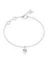 Guess Splendido bracciale in acciaio Heart By Your Side JUBB06082JWRH - Lunghezza: 18,4 cm donna