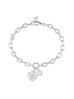 Guess Braccialetto in acciaio giocoso Love Bites JUBB06044JWRH - Lunghezza: 18,4 cm donna