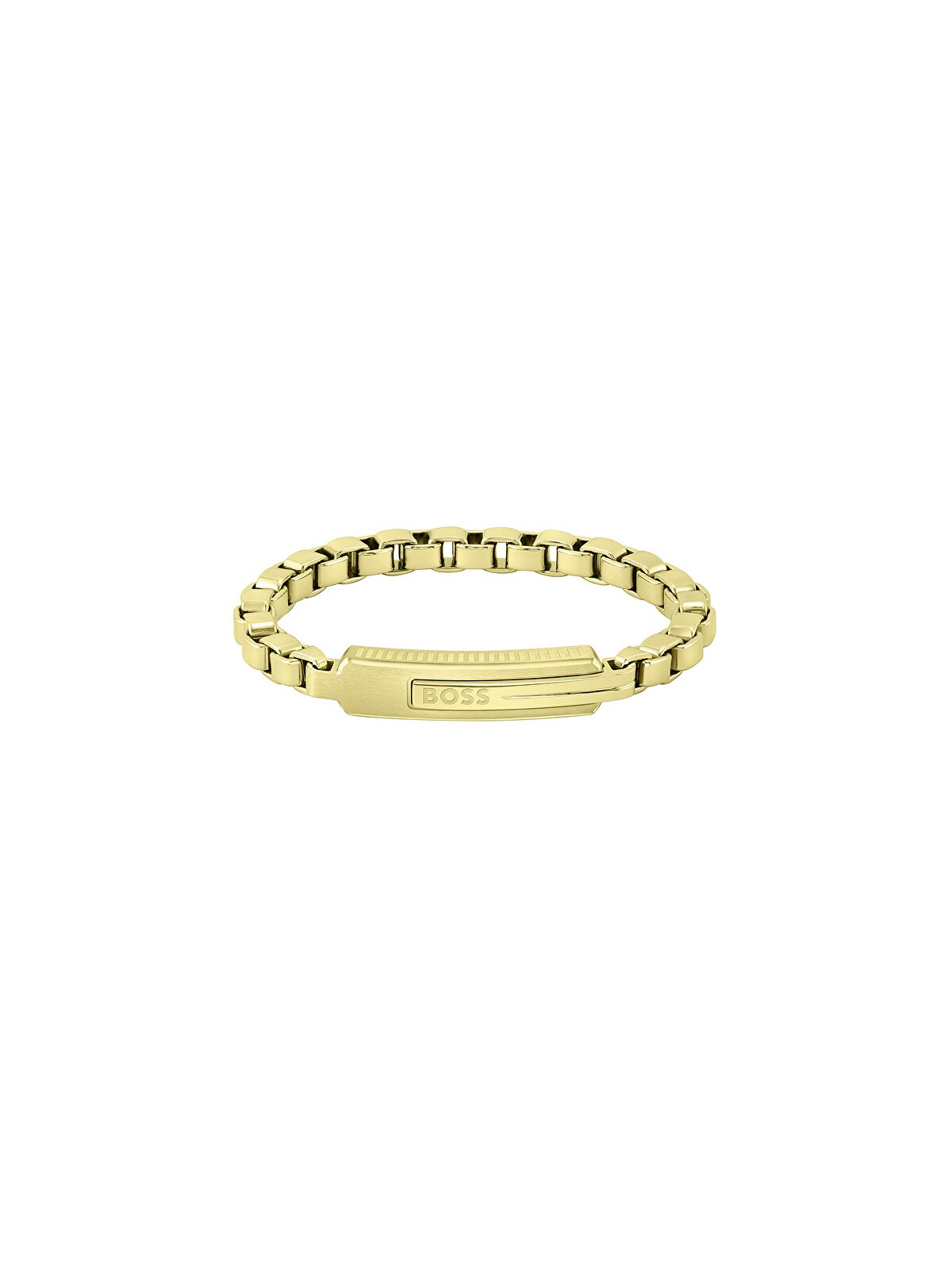 Hugo Boss Elegante bracciale Orlando 1580357 placcato oro - Lunghezza: 19 cm uomo