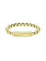 Hugo Boss Elegante bracciale Orlando 1580357 placcato oro - Lunghezza: 19 cm uomo