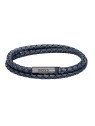 Hugo Boss Elegante bracciale doppio in pelle 1580494 - Lunghezza: 19 cm unisex