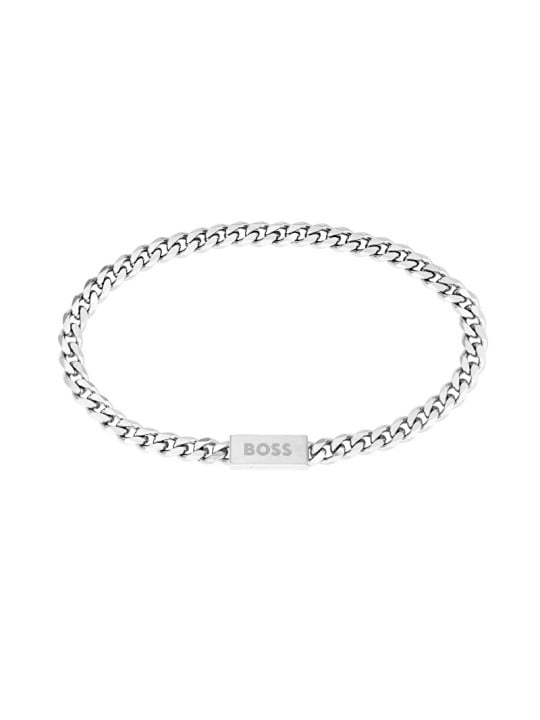 Hugo Boss Bracciale da uomo a catena placcato oro, modello 1580556 - Lunghezza: 19 cm uomo