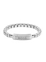 Hugo Boss Bracciale uomo senza tempo in acciaio Devon 1580596 - Lunghezza: 19 cm uomo