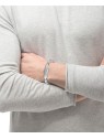Hugo Boss Bracciale uomo senza tempo in acciaio Devon 1580596 - Lunghezza: 19 cm uomo