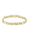 Hugo Boss Bracciale da uomo in acciaio placcato oro Rian 1580614 - Lunghezza: 19 cm uomo