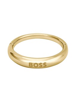 Hugo Boss Anello minimalista placcato oro da donna 1580620 - Diametro: 52 mm donna
