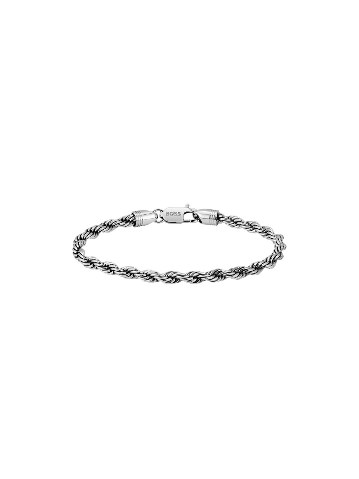 Hugo Boss Elegante bracciale da uomo in acciaio Valis Myles 1580809 - Lunghezza: 19 cm uomo
