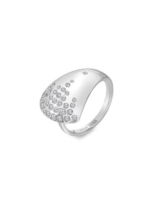 Hot Diamonds Elegante anello Spritz DR295 con diamanti e topazio - Circonferenza: 58 mm donna