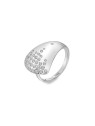 Hot Diamonds Elegante anello Spritz DR295 con diamanti e topazio - Circonferenza: 58 mm donna