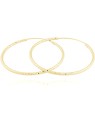 JVD Orecchini ad anello in argento placcato oro SVLE0216XD5GO40 - Diametro: 5 cm donna