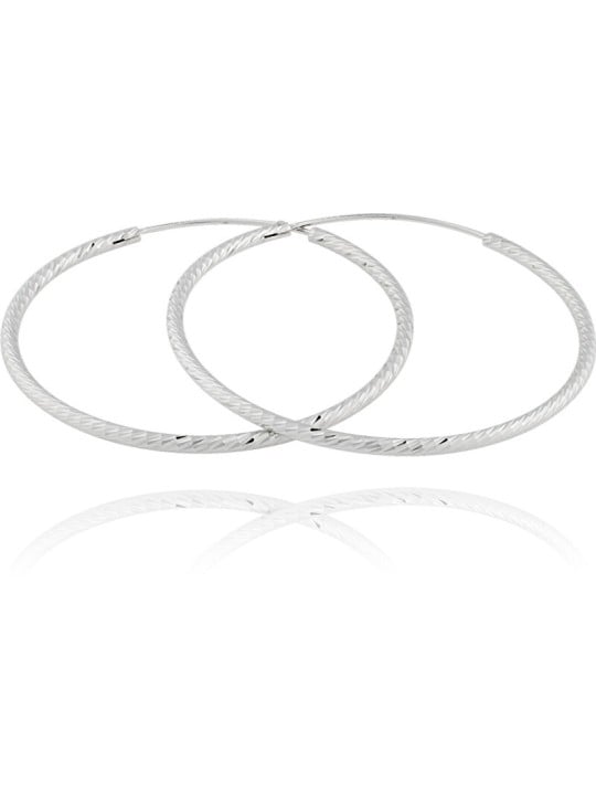 JVD Orecchini in argento ad anello SVLE0215XD500 - Diametro: 3 cm donna