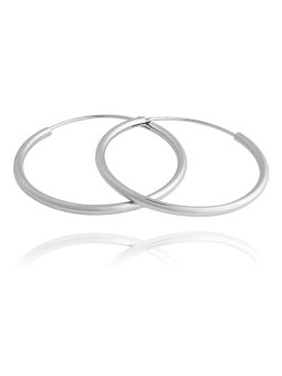 JVD Orecchini rotondi in argento senza tempo SVLE0208XD500 - Diametro: 4 cm donna