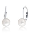 JVD Orecchini in argento con perle vere SVLE0476XD2P1 - Diametro: 0.8 cm donna