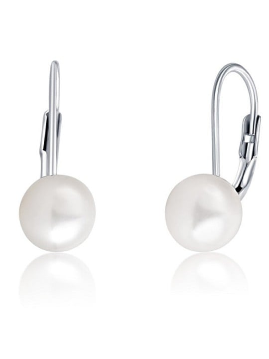 JVD Orecchini in argento con perle vere SVLE0476XD2P1 - Diametro: 0,9 cm donna