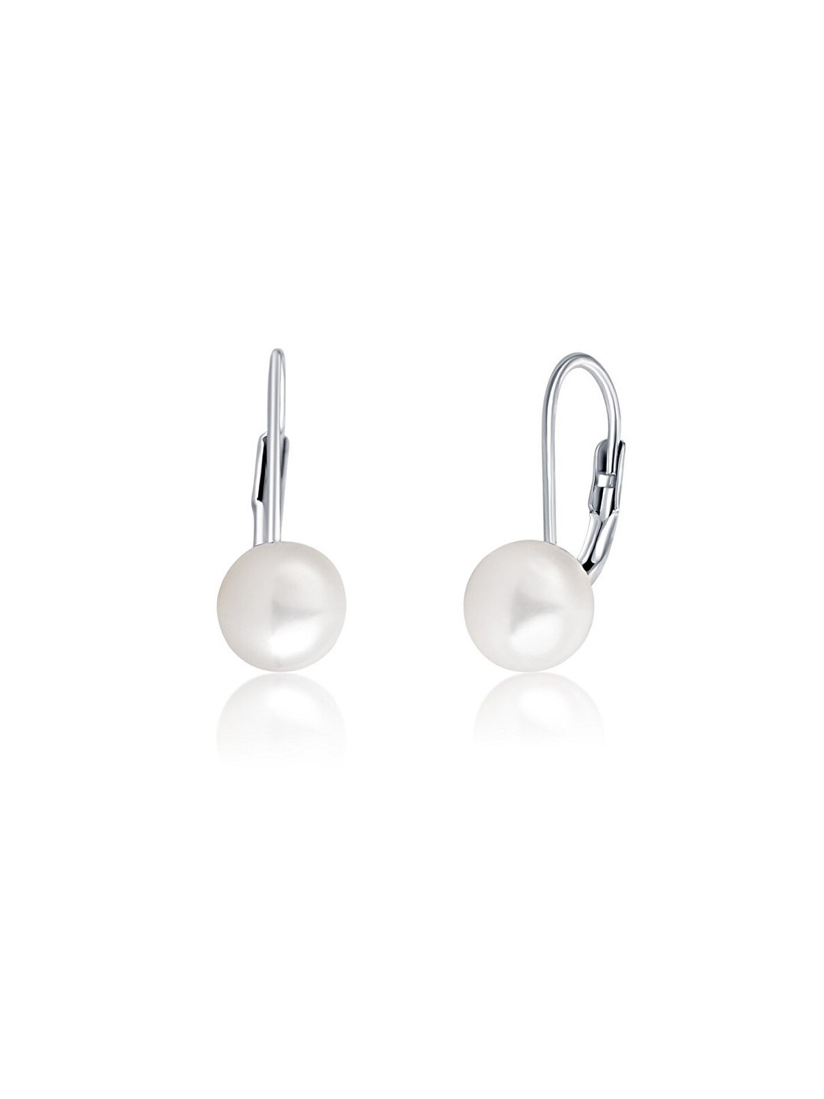 JVD Orecchini in argento con perle vere SVLE0476XD2P1 - Diametro: 0,9 cm donna